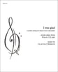 I was glad SATB choral sheet music cover